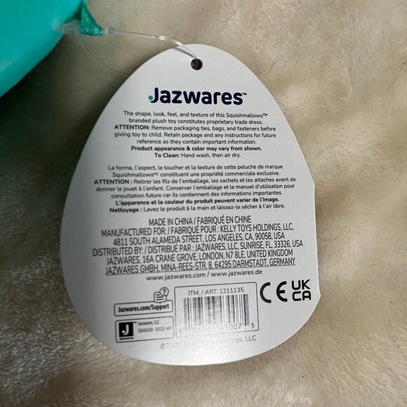 Leon Heart Eye Monster  Squishmallow 5" (By Jazware) - Picture 6 of 6